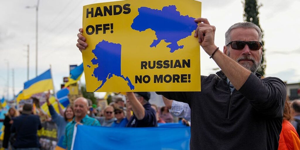 Alaskans rally against trump and putin amidst protests