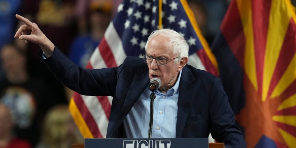 Bernie sanders launches fighting oligarchy tour in shreveport