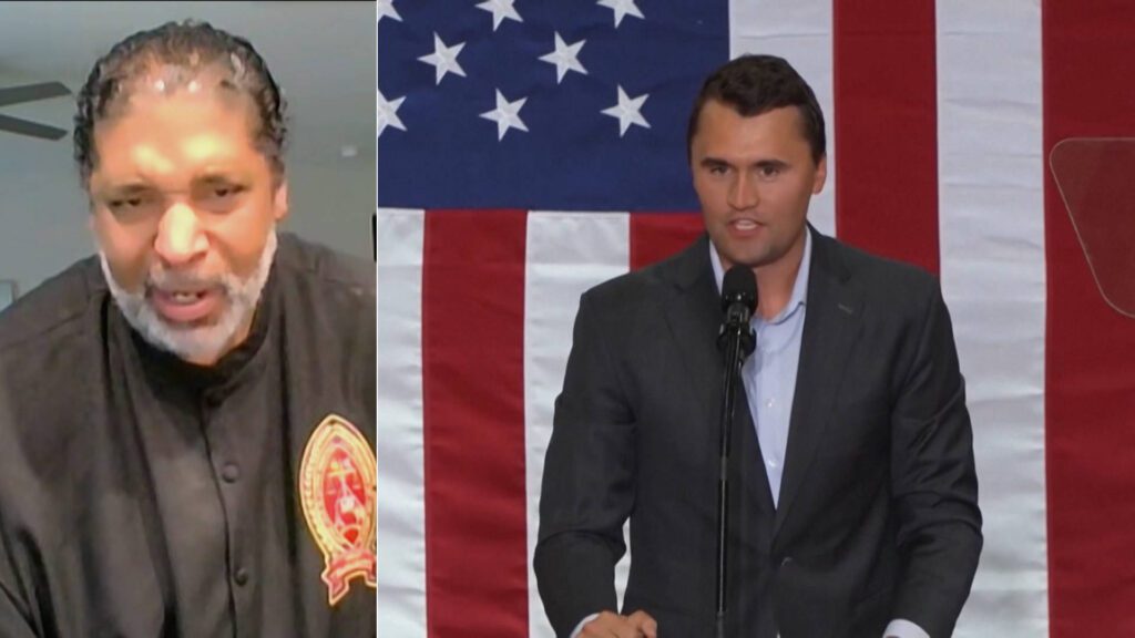 Bishop Barber Critiques Kirk’s Views on Religious Nationalism and Violence Bishop barber critiques kirk's views on religious nationalism and violence