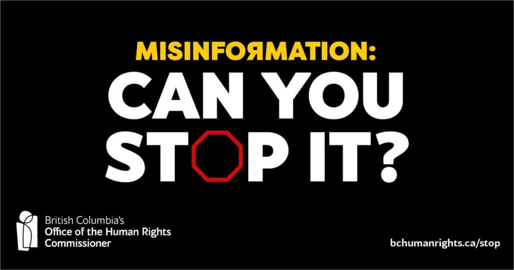 Combating Misinformation: Your Role in the Solution Combating misinformation: your role in the solution