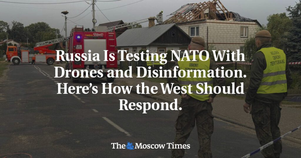 Navigating russia's drone and disinformation challenge: a western response strategy