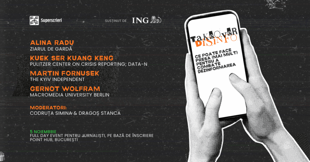 Global journalists unite in bucharest to fight disinformation