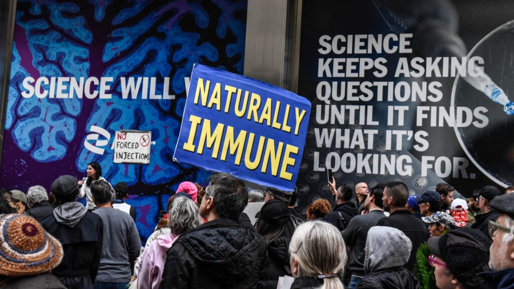 Rallying against the rise of anti science