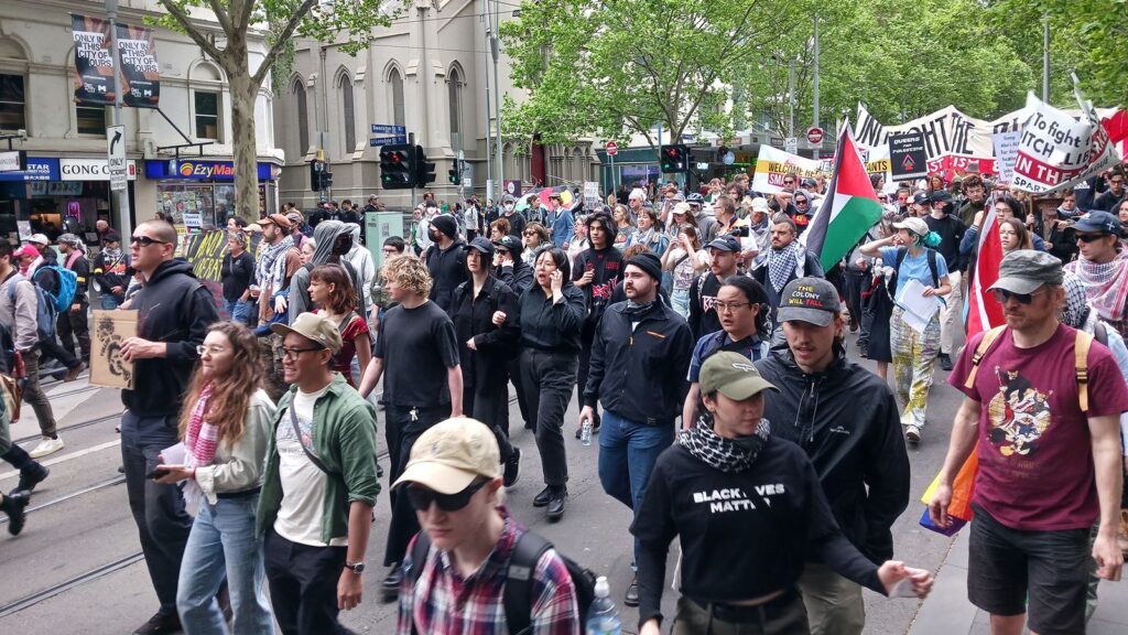 Unity against extremism: australian protests for justice and equality