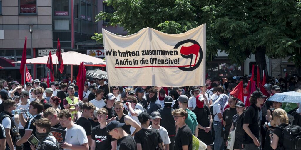 Trump targets eu anti fascist groups as foreign terrorists