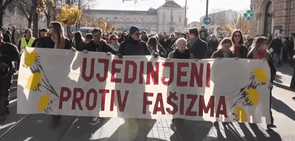 Croatian anti fascists stand strong against rising far right threats