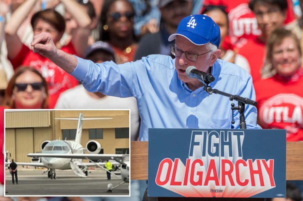 Bernie sanders uses $550k in campaign funds on private jets
