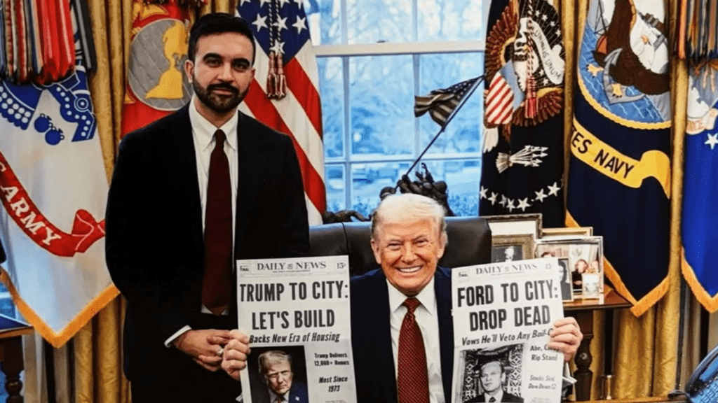 Mamdani's controversial alliance: dsa mayor's collaboration with trump