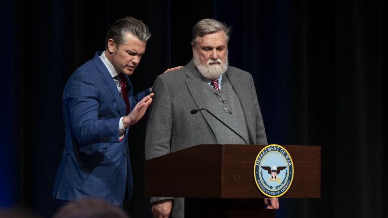 Pastor Advocates for Christian Leadership at Pentagon Prayer Service Pastor advocates for christian leadership at pentagon prayer service