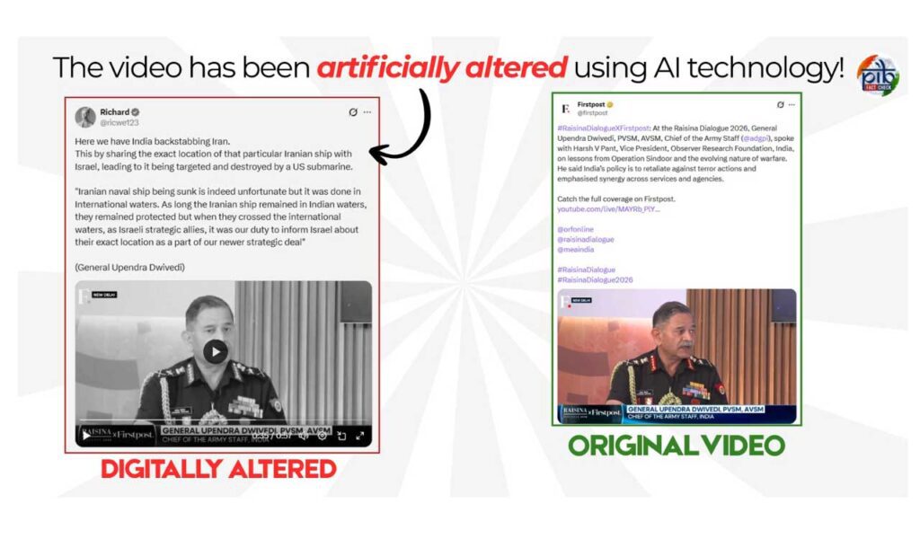 Government exposes deepfake video of army chief amid rising pakistani